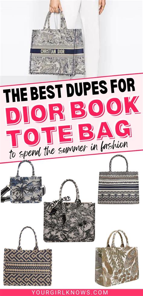 red dior book tote|dior book tote dupes.